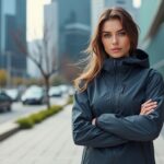 découvrez notre veste à capuche pour femme alliant coupe urbaine stylée et protection optimale contre les intempéries, idéale pour rester au sec avec élégance.